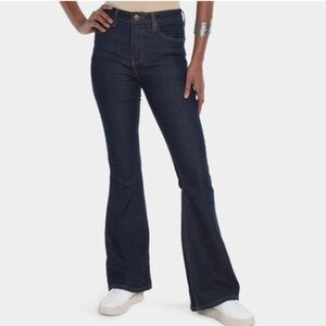 Calvin Klein High Waisted Dark Wash Flare Jeans 30 inch Waist New with Tags